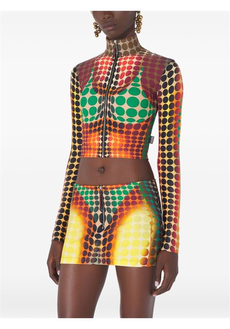 top high neck ls woman multicolor JEAN PAUL GAULTIER | 26/01-W-TO443-J042P155060